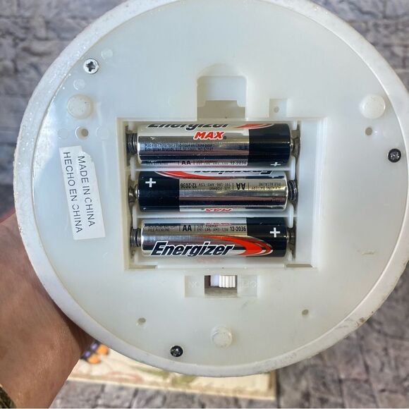 Vintage Glass Ceramic Snowman Riding Unicycle Light Up Christmasm Holiday Decor - Picture 9 of 9